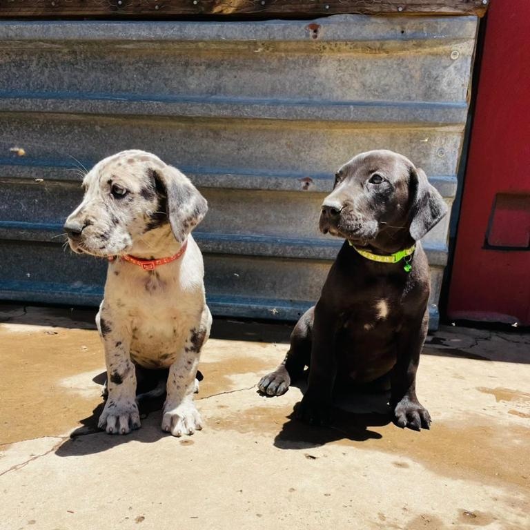 Picture of two Great Dane puppies